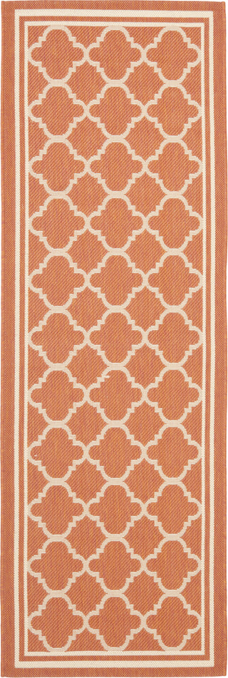 Safavieh Courtyard CY6918 Terracotta/Bone Area Rug 