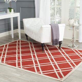 Safavieh Courtyard CY6923 Red/Bone Area Rug  Feature