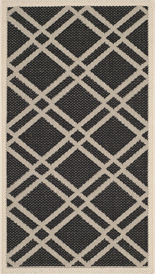 Safavieh Courtyard CY6923 Black/Beige Area Rug main image