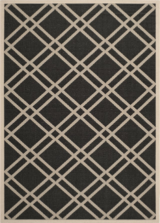 Safavieh Courtyard CY6923 Black/Beige Area Rug 