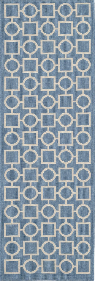 Safavieh Courtyard CY6925 Blue/Beige Area Rug 