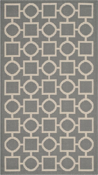 Safavieh Courtyard CY6925 Anthracite/Beige Area Rug main image