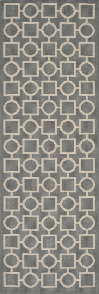 Safavieh Courtyard CY6925 Anthracite/Beige Area Rug 