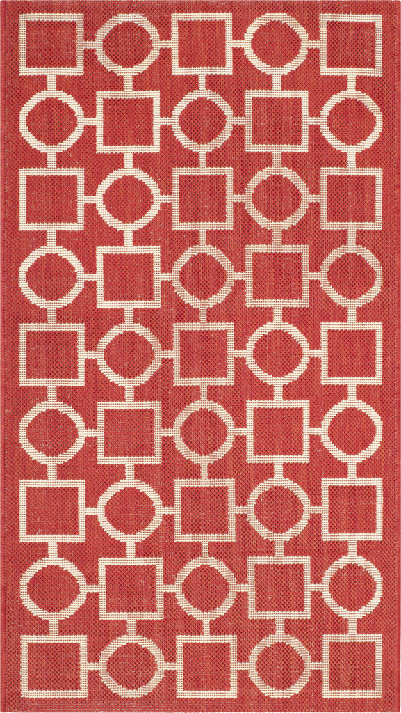 Safavieh Courtyard CY6925 Red/Bone Area Rug main image