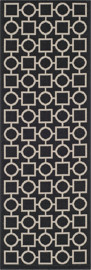 Safavieh Courtyard CY6925 Black/Beige Area Rug 