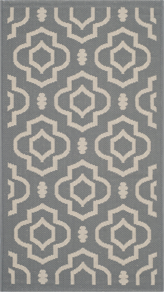 Safavieh Courtyard CY6926 Anthracite/Beige Area Rug main image
