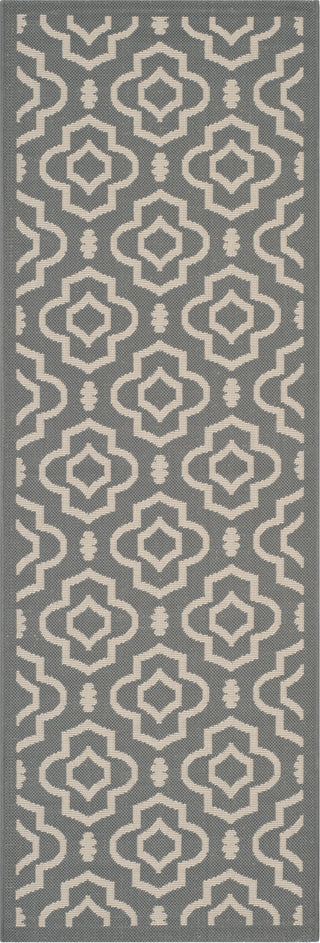 Safavieh Courtyard CY6926 Anthracite/Beige Area Rug 