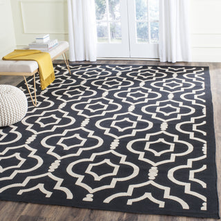 Safavieh Courtyard CY6926 Black/Beige Area Rug Room Scene Feature