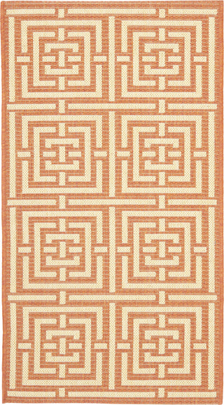 Safavieh Courtyard CY6937 Terracotta/Cream Area Rug main image