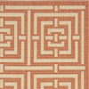 Safavieh Courtyard CY6937 Terracotta/Cream Area Rug 