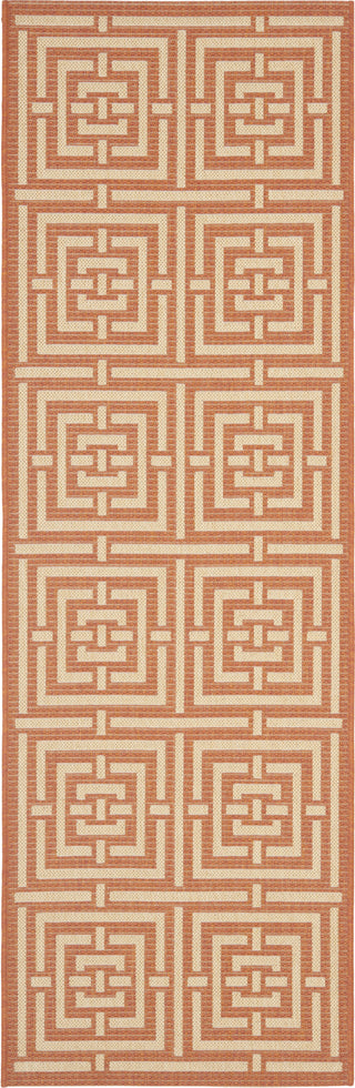 Safavieh Courtyard CY6937 Terracotta/Cream Area Rug 