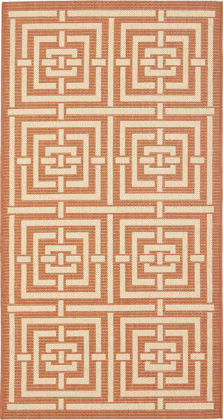 Safavieh Courtyard CY6937 Terracotta/Cream Area Rug 