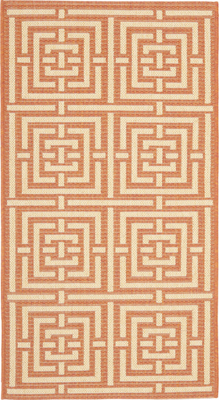 Safavieh Courtyard CY6937 Terracotta/Cream Area Rug 