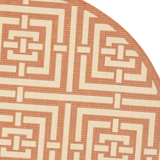 Safavieh Courtyard CY6937 Terracotta/Cream Area Rug 