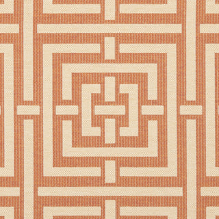 Safavieh Courtyard CY6937 Terracotta/Cream Area Rug 