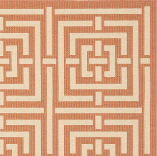 Safavieh Courtyard CY6937 Terracotta/Cream Area Rug 