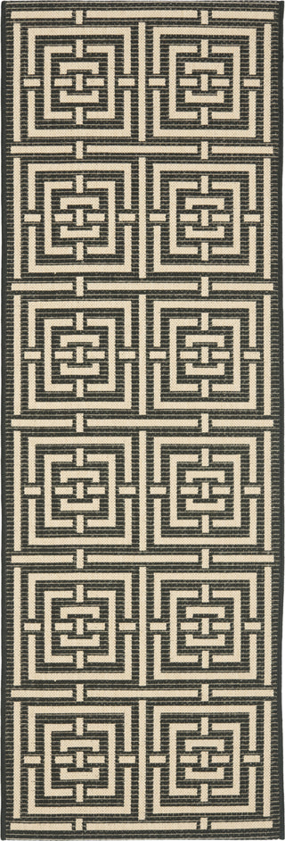 Safavieh Courtyard CY6937 Black/Bone Area Rug 