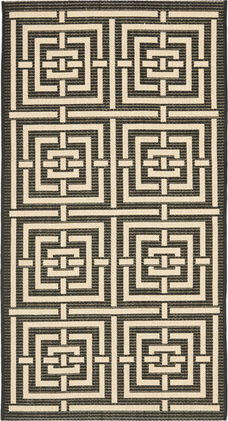 Safavieh Courtyard CY6937 Black/Bone Area Rug 