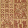 Safavieh Courtyard CY6947 Natural/Brick Area Rug 