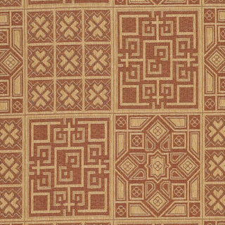 Safavieh Courtyard CY6947 Natural/Brick Area Rug 