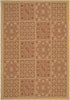 Safavieh Courtyard CY6947 Natural/Brick Area Rug 