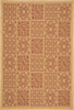 Safavieh Courtyard CY6947 Natural/Brick Area Rug 