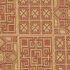 Safavieh Courtyard CY6947 Natural/Brick Area Rug 