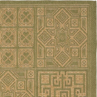 Safavieh Courtyard CY6947 Green/Natural Area Rug 