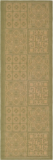 Safavieh Courtyard CY6947 Green/Natural Area Rug 