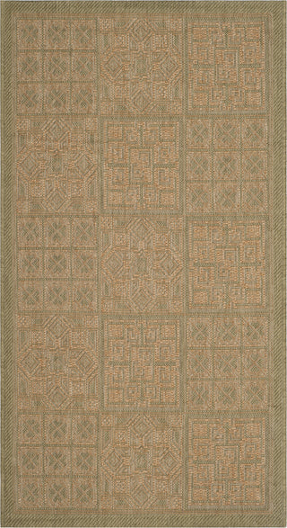 Safavieh Courtyard CY6947 Green/Natural Area Rug main image