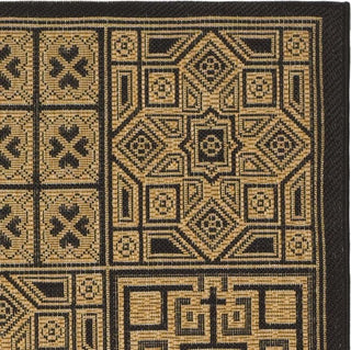 Safavieh Courtyard CY6947 Black/Natural Area Rug 