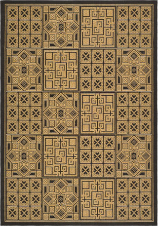 Safavieh Courtyard CY6947 Black/Natural Area Rug 