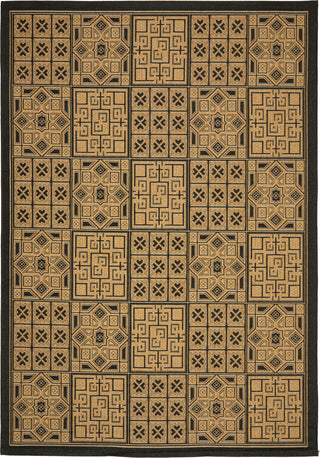 Safavieh Courtyard CY6947 Black/Natural Area Rug 