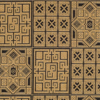 Safavieh Courtyard CY6947 Black/Natural Area Rug 