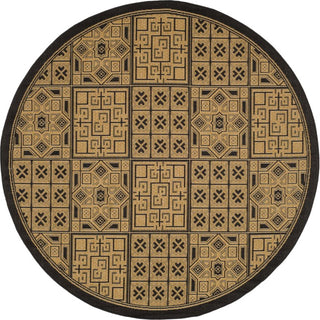 Safavieh Courtyard CY6947 Black/Natural Area Rug 