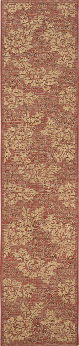 Safavieh Courtyard CY6957 Brick/Natural Area Rug 