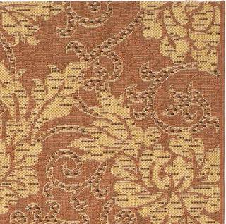 Safavieh Courtyard CY6957 Brick/Natural Area Rug 