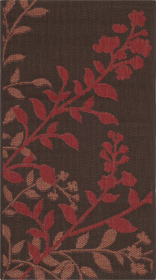 Safavieh Courtyard CY7019 Chocolate/Red Area Rug main image