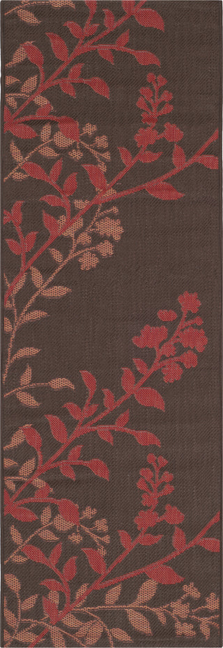 Safavieh Courtyard CY7019 Chocolate/Red Area Rug 