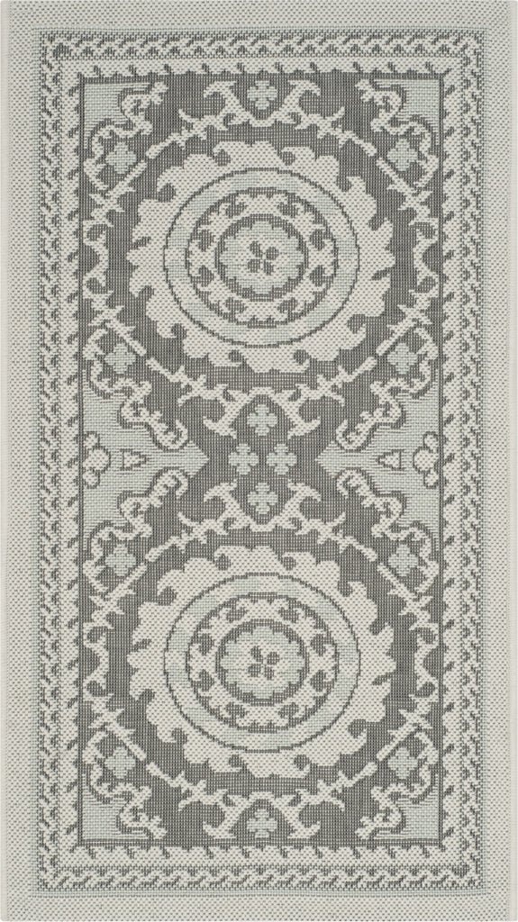 Safavieh Courtyard CY7059 Light Grey/Anthracite Area Rug main image