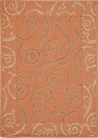 Safavieh Courtyard CY7108 Terracotta/Cream Area Rug main image