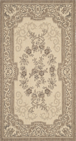 Safavieh Courtyard CY7208 Creme/Brown Area Rug 