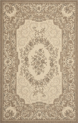 Safavieh Courtyard CY7208 Creme/Brown Area Rug 