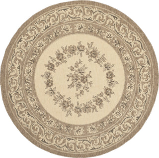 Safavieh Courtyard CY7208 Creme/Brown Area Rug 