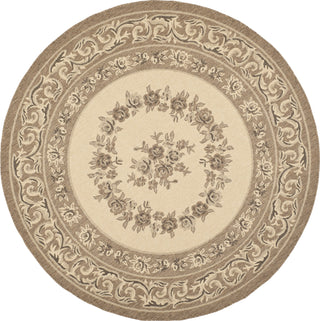 Safavieh Courtyard CY7208 Creme/Brown Area Rug 