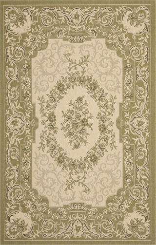 Safavieh Courtyard CY7208 Cream/Green Area Rug 