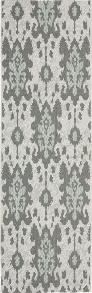 Safavieh Courtyard CY7276 Ltgy Anthracite/Aqua Weft Area Rug 