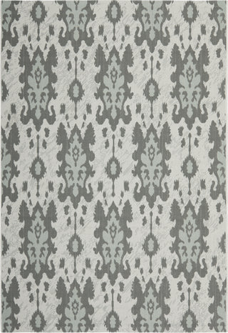 Safavieh Courtyard CY7276 Ltgy Anthracite/Aqua Weft Area Rug 