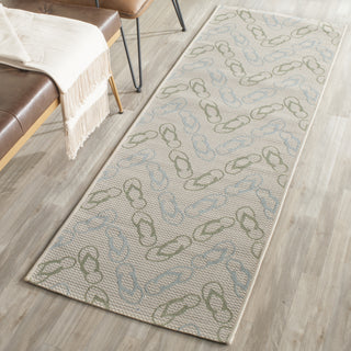 Safavieh Courtyard CY7420 Beige/Aqua Area Rug  Feature