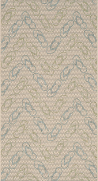 Safavieh Courtyard CY7420 Beige/Aqua Area Rug main image